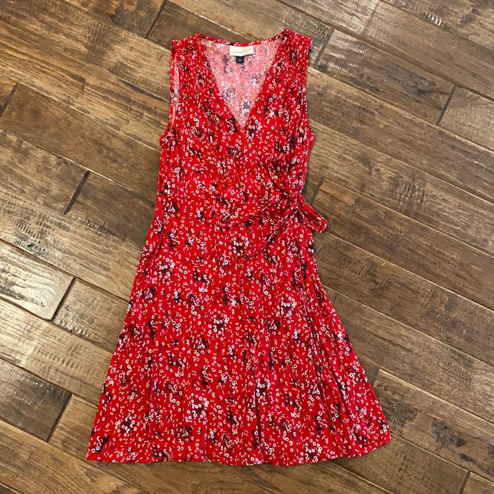 Red Wrap Dress
